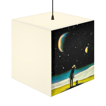 "Eine verlorene Seele, die mit dem Himmel verbunden ist" - Die Alien Light Cube Lampe