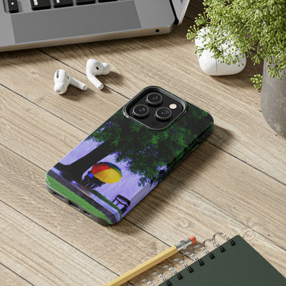 "Beneath the Rainy Sky." - The Alien Tough Phone Cases