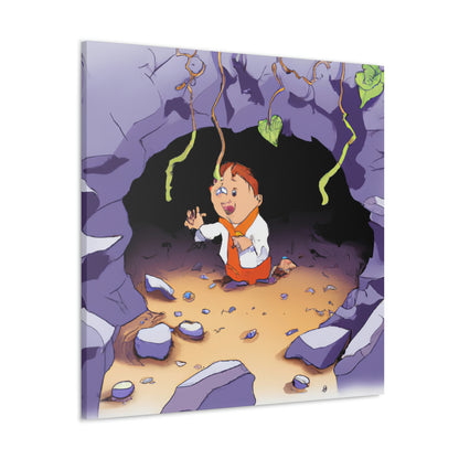 "The Mysterious Cave of Little Billy" - The Alien Canva