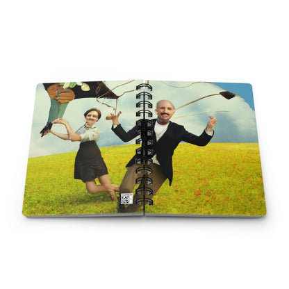 "A Kite Day in the Meadow" - The Alien Spiral Bound Journal