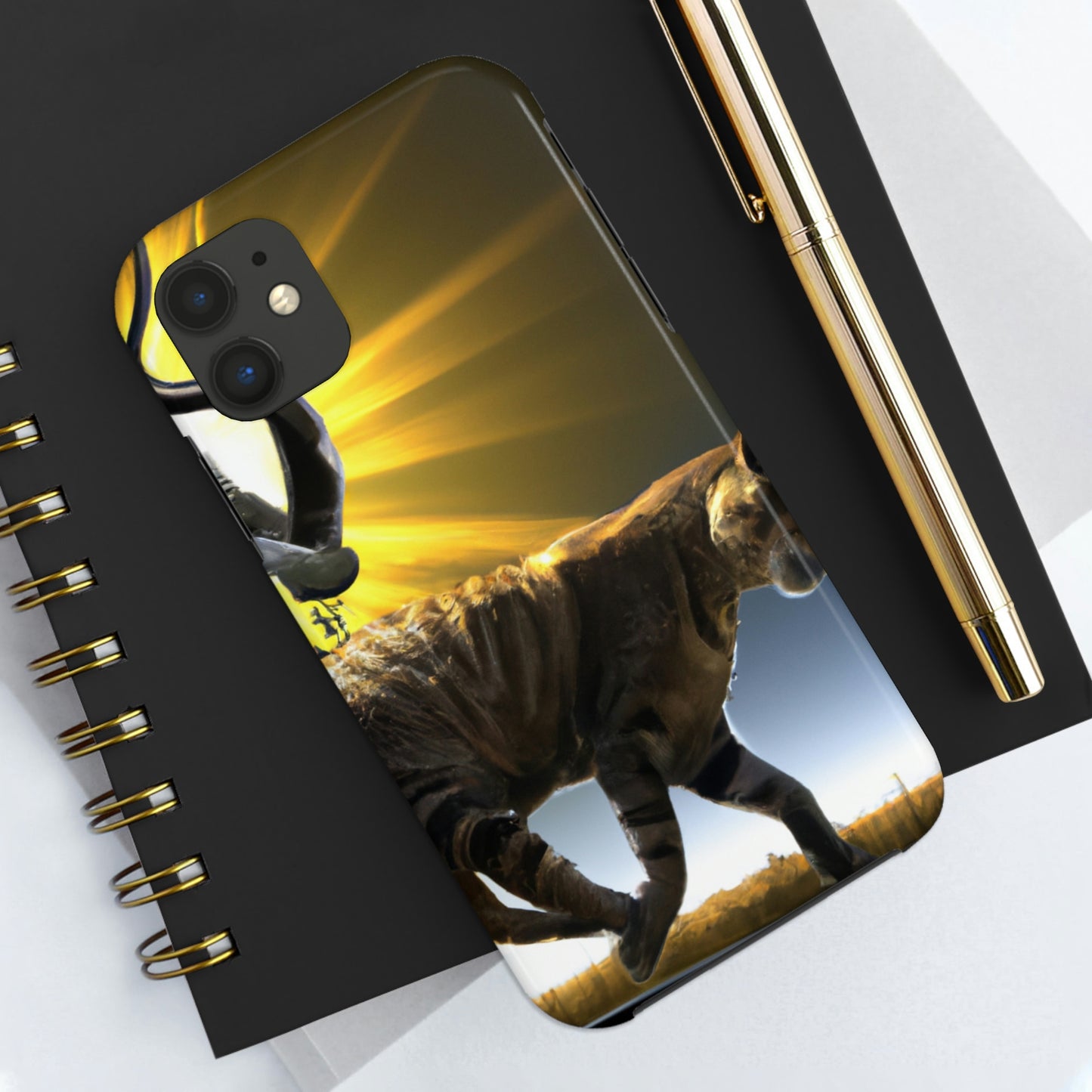 "A Purrfect Sunbeam Moment" - Die Alien Tough Phone Cases