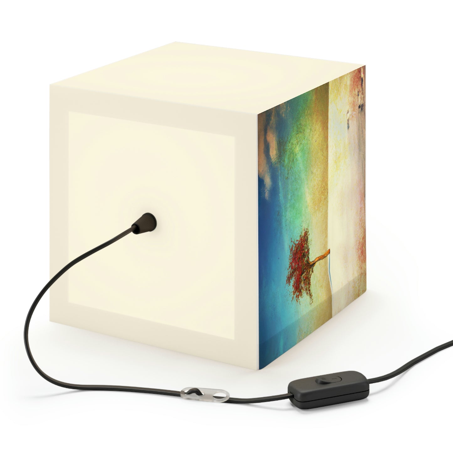 "Alone in the Snowy Meadow" - The Alien Light Cube Lamp