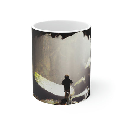 El misterio de la cueva abandonada - Taza de cerámica The Alien 11 oz