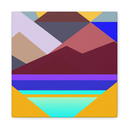 "Geometric Landscape" - Canvas