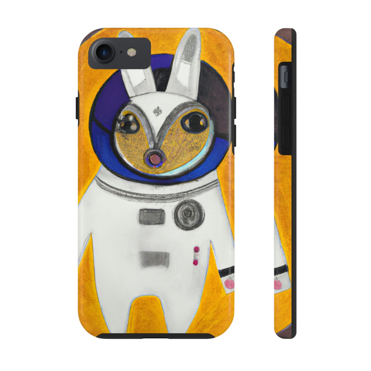 "Hopping to the Moon: Die weltraumgebundenen Abenteuer eines schelmischen Kaninchens". - Die Alien Tough Phone Cases