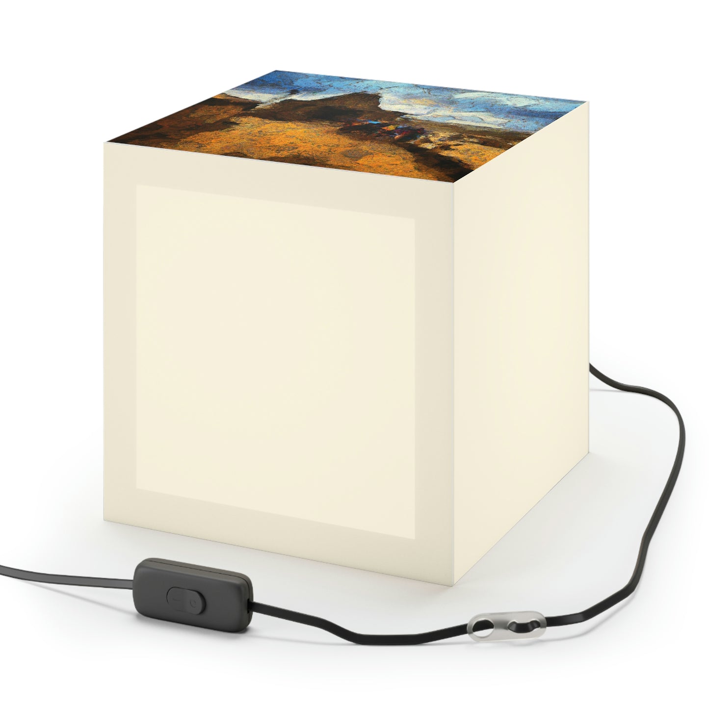 "Dusty Pilgrims at the Forgotten Shrine" - The Alien Light Cube Lamp