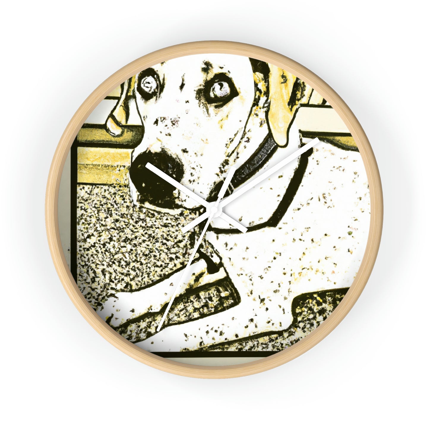 "Fur-tastic Fables: Vintage Comic Book Pet Portraits" - The Alien Wall Clock