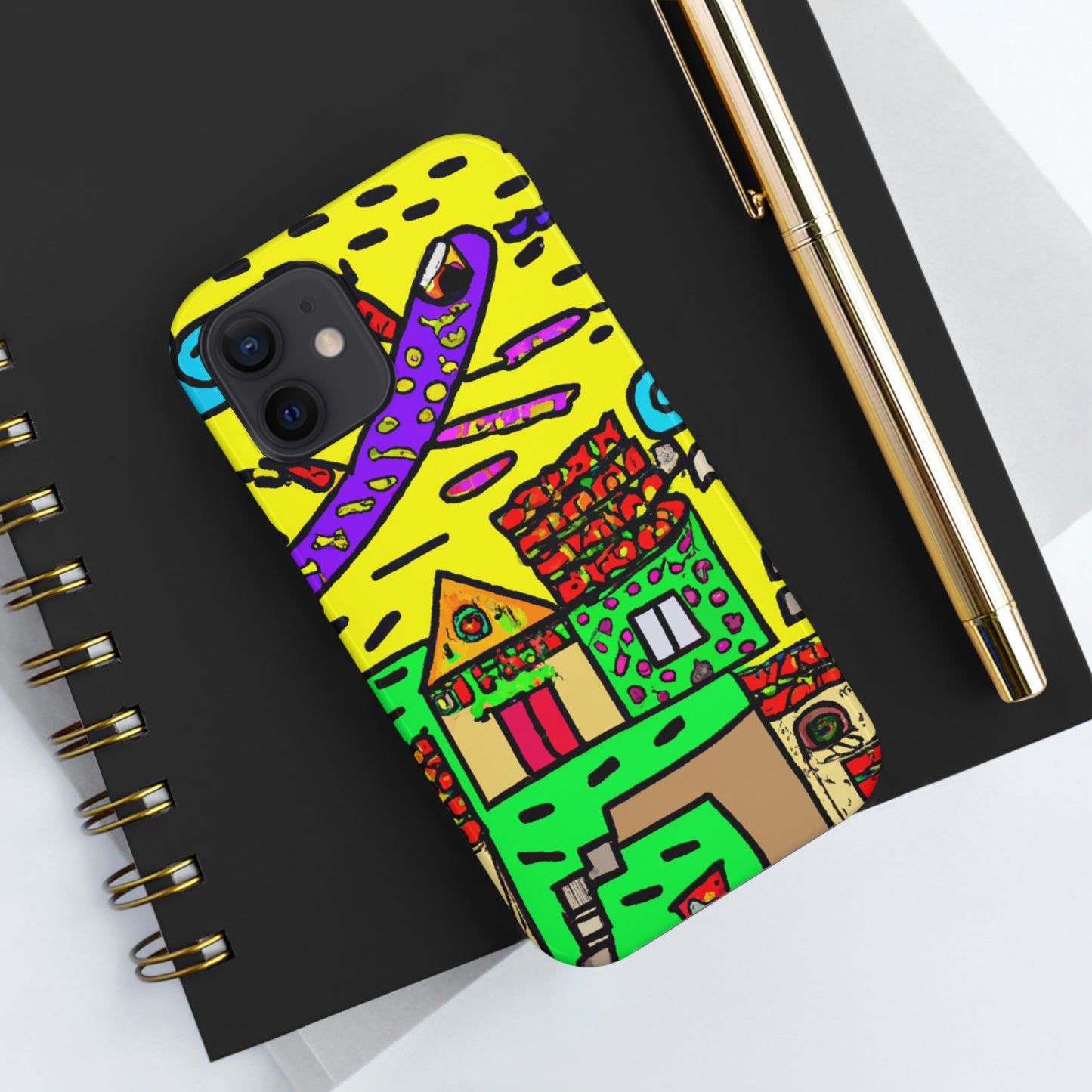 "A Slumbering Village of the Soaring Dragon" - The Alien Tough Phone Cases