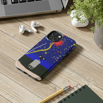 "A Spark of Solitude" - The Alien Tough Phone Cases