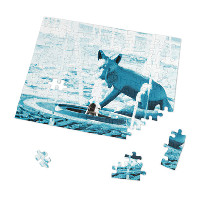 "Foxy Frolicking in the Fountain" - The Alien Jigsaw Puzzle