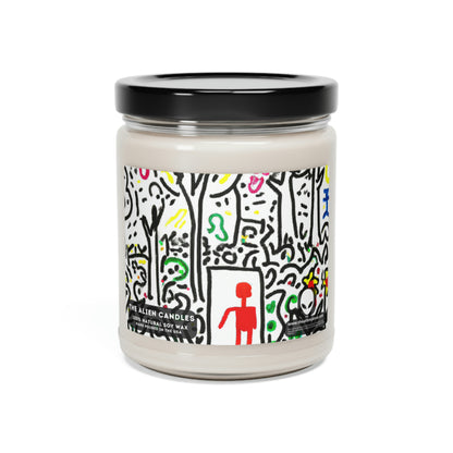 Das wilde Kind und der geheime Garten – Duftende Sojakerze, 9oz – The Alien Candles