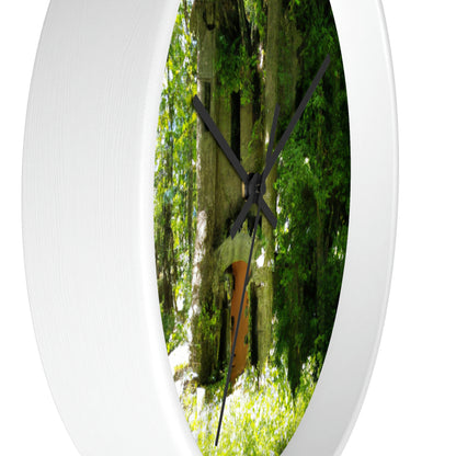 "Grandpa's Enchanted Hideaway" - The Alien Wall Clock