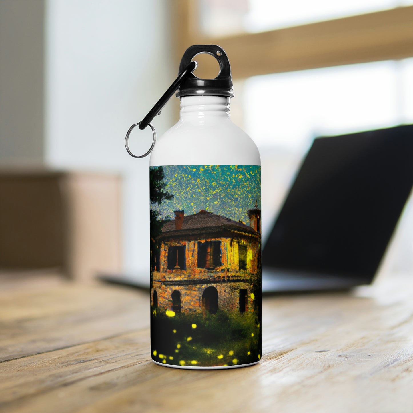 "A Shining Embrace of Fireflies" - The Alien Stainless Steel Water Bottle