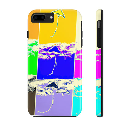 "Kites Aflatter in the Vibrant Sky" - Die Alien Tough Phone Cases