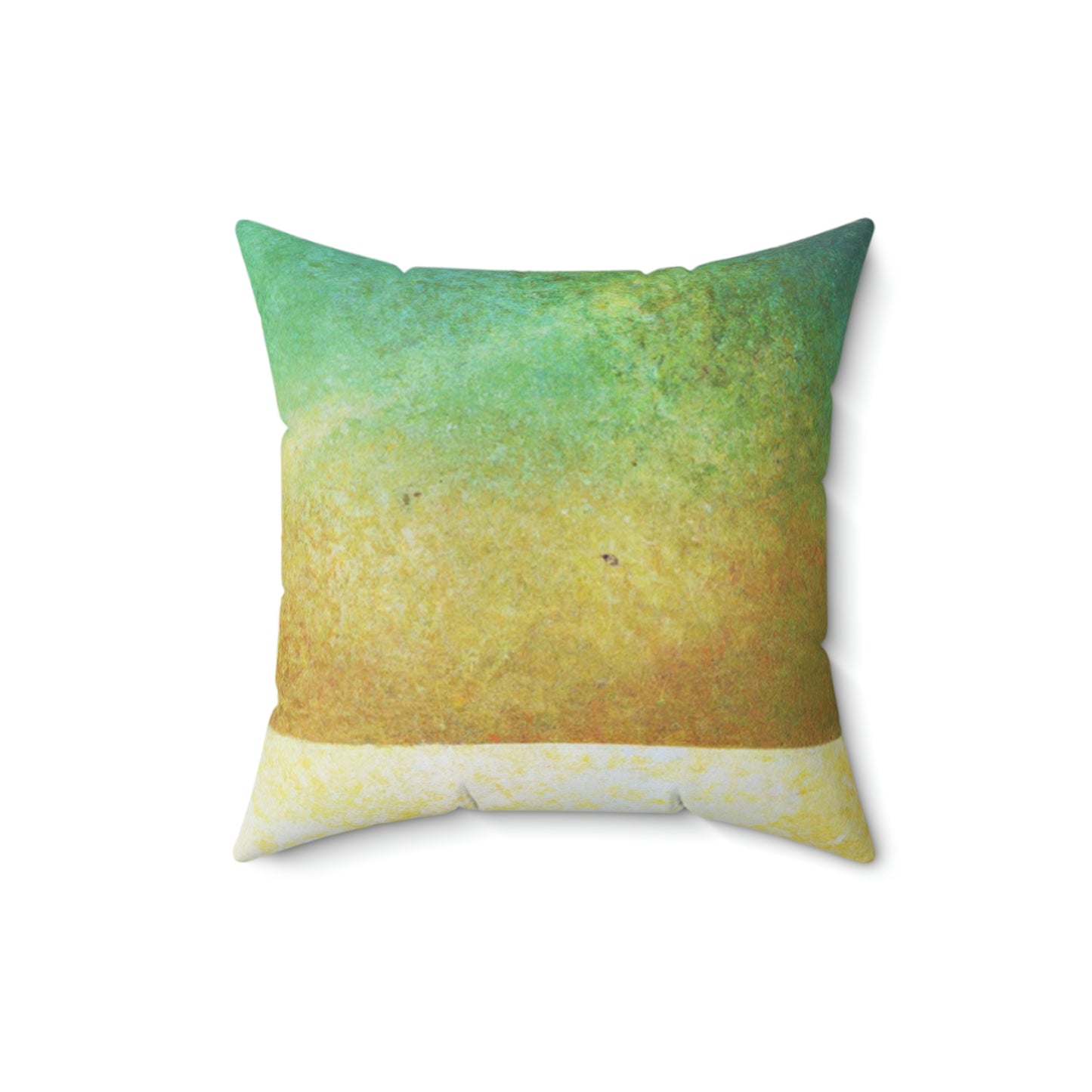 "Allein auf der verschneiten Wiese" - Das Alien Square Pillow