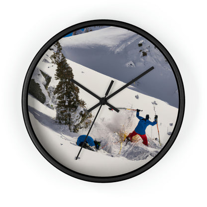 "Avalanche Avalanche: A Spontaneous Ski Trip Gone Wrong" - The Alien Wall Clock