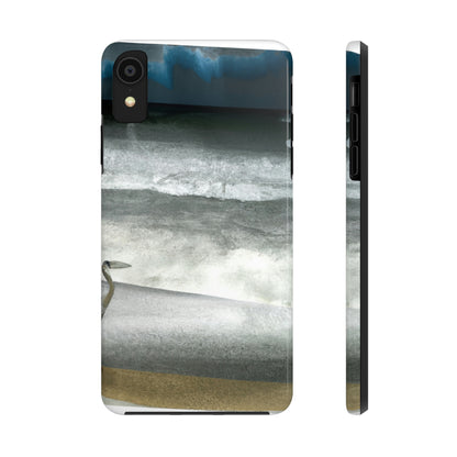 "A Sea of Turmoil: A Heron's Restlessness". - The Alien Tough Phone Cases