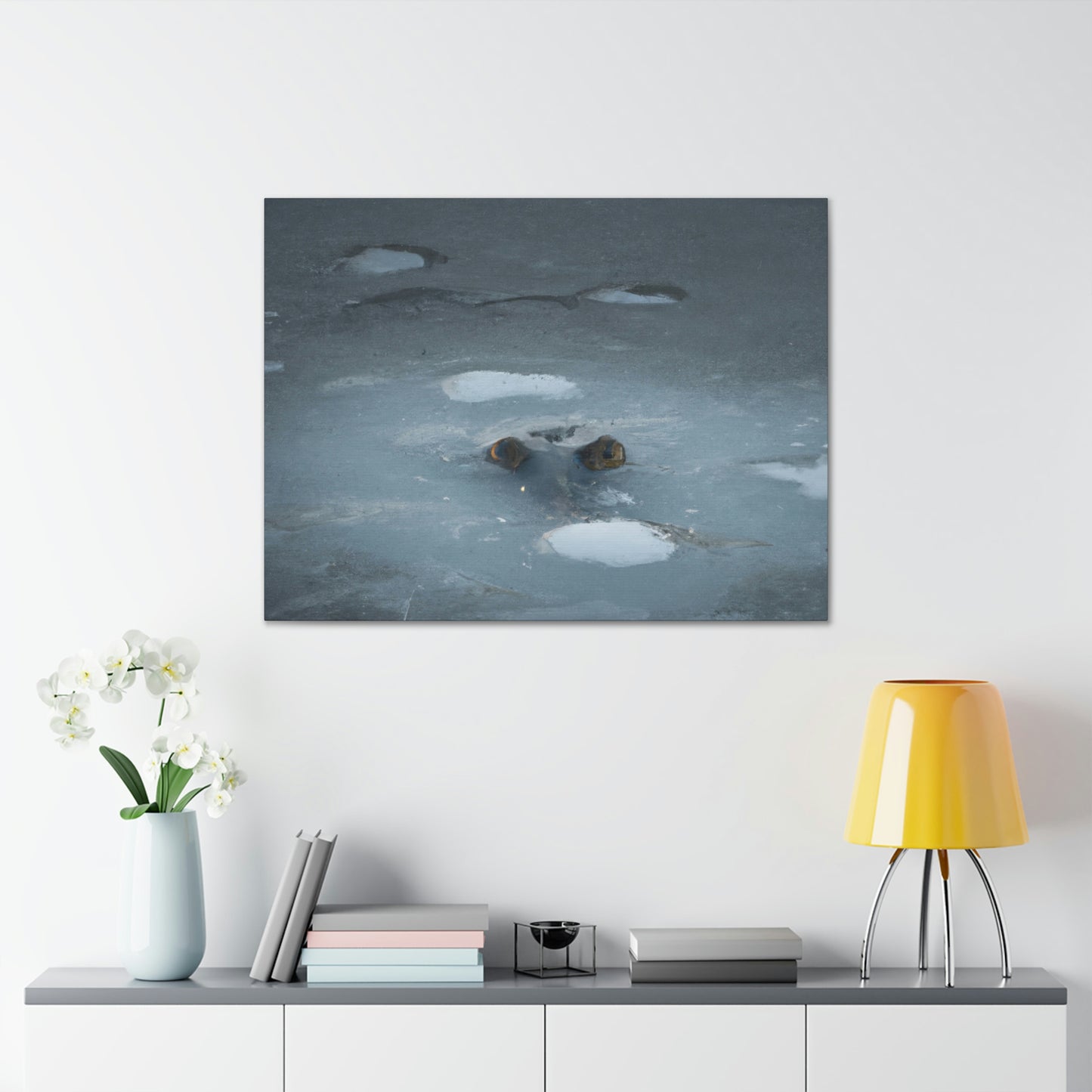 "The Frozen Lake Lurker" - Die Alien-Canva