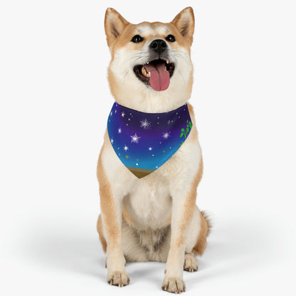 "A Celestial Garden of Colour" - Das Alien Pet Bandana Halsband