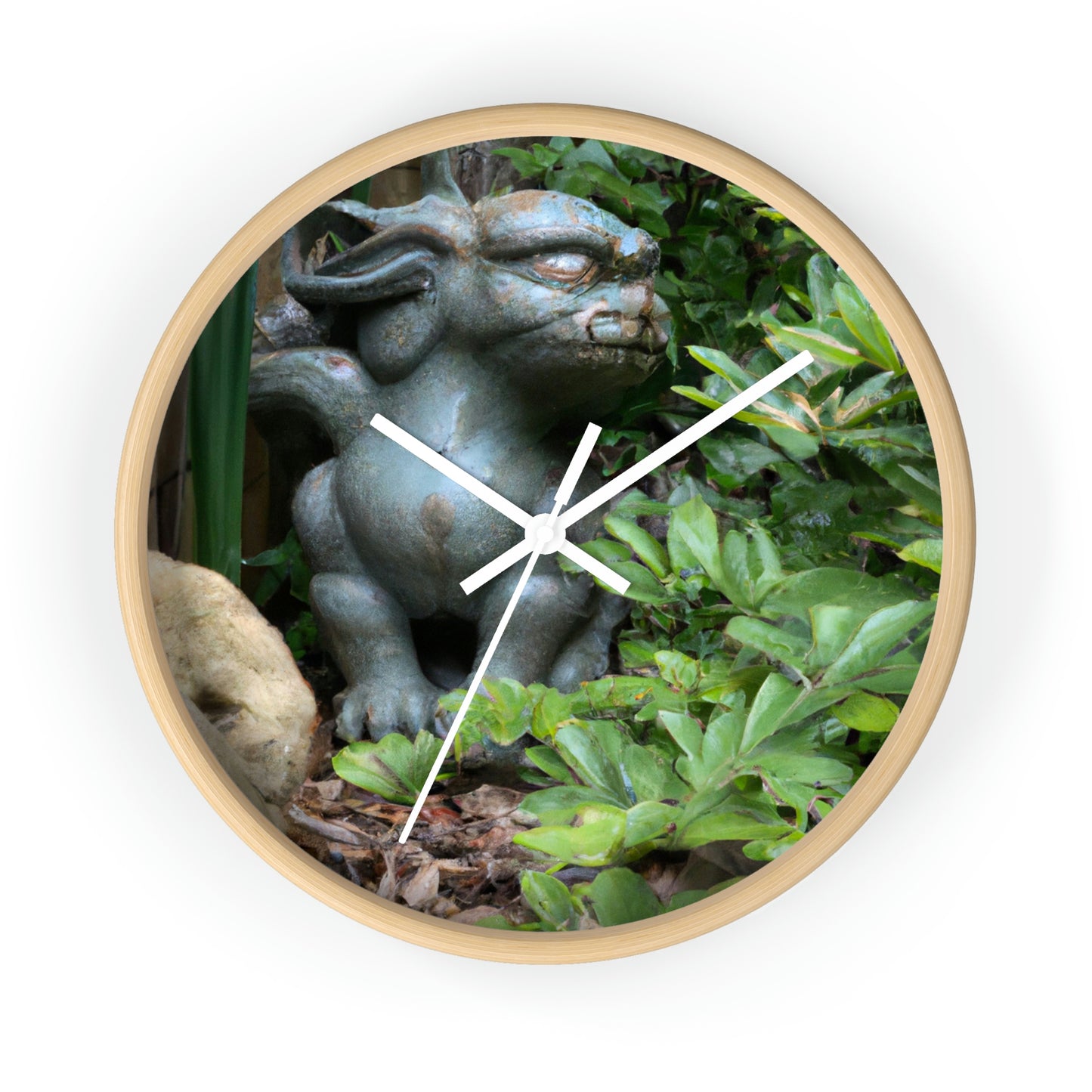 "Guardian of the Secret Garden" - The Alien Wall Clock