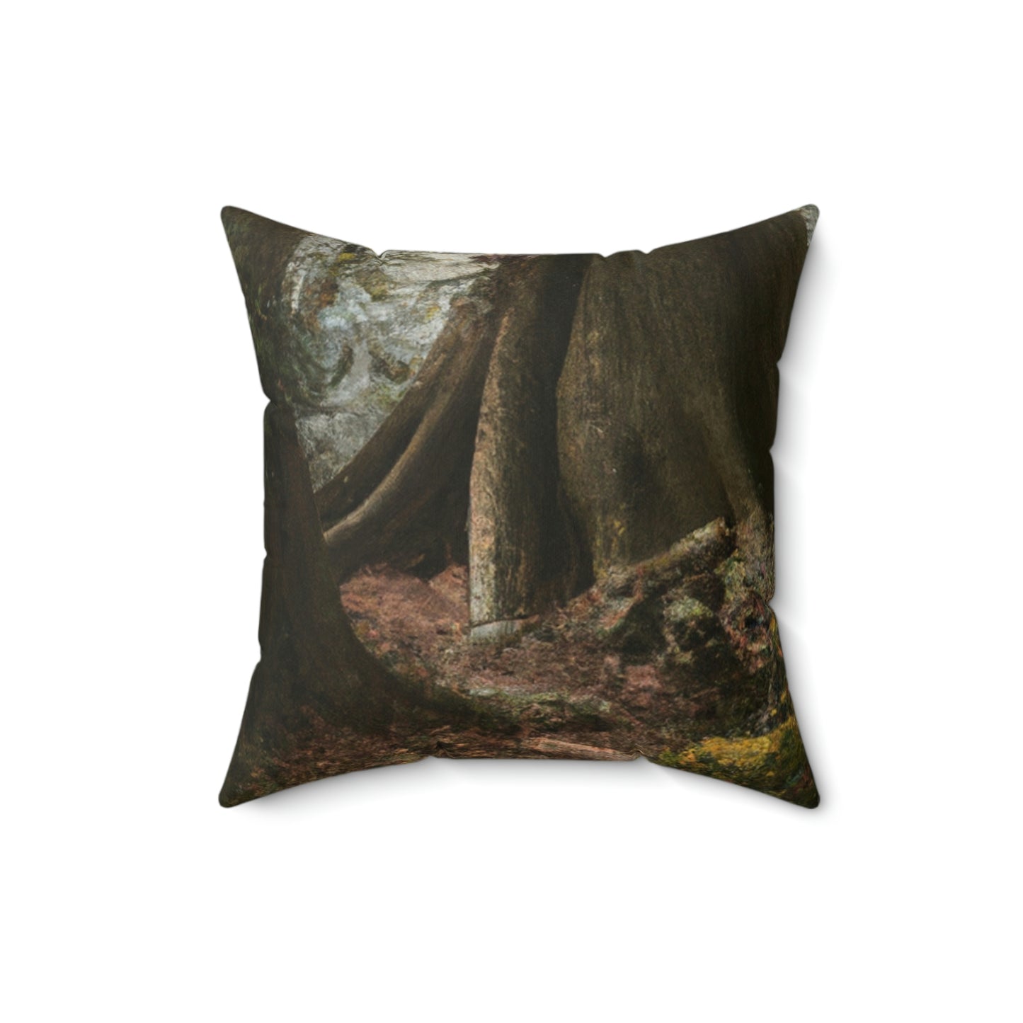 The Lost Secrets of the Forgotten Forest - The Alien Square Pillow