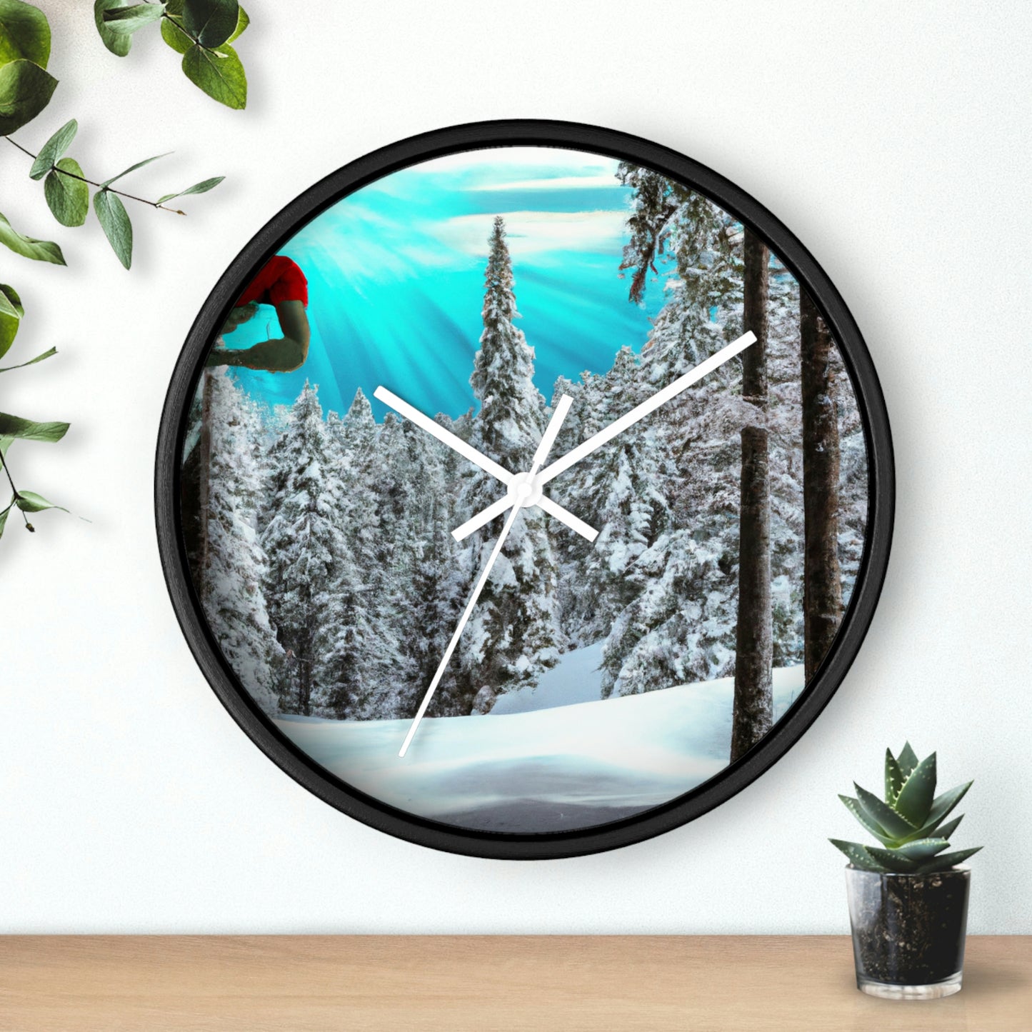 "Frostbitten Hero" - The Alien Wall Clock