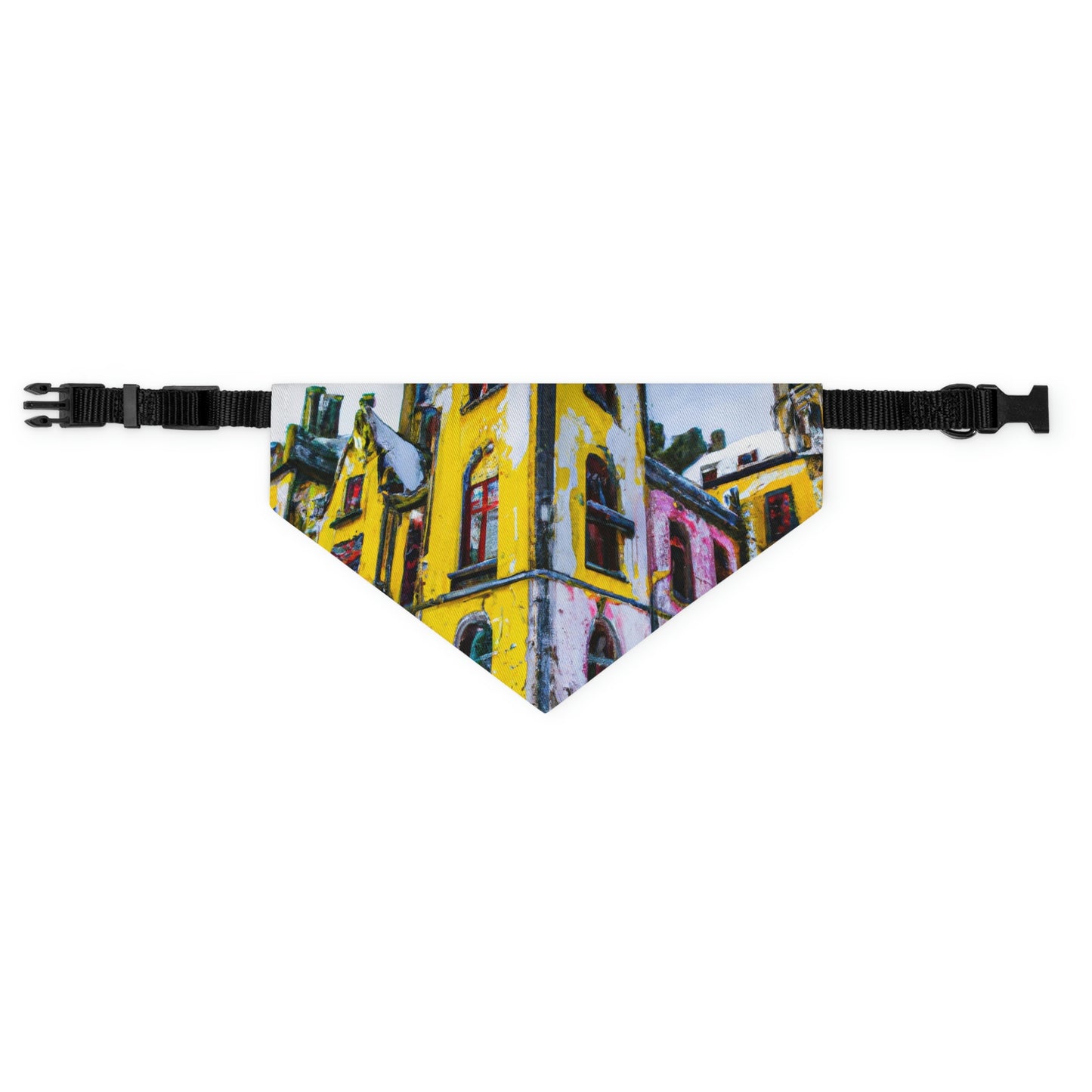 "Castle of Snow and Shadows" - The Alien Pet Bandana Collar