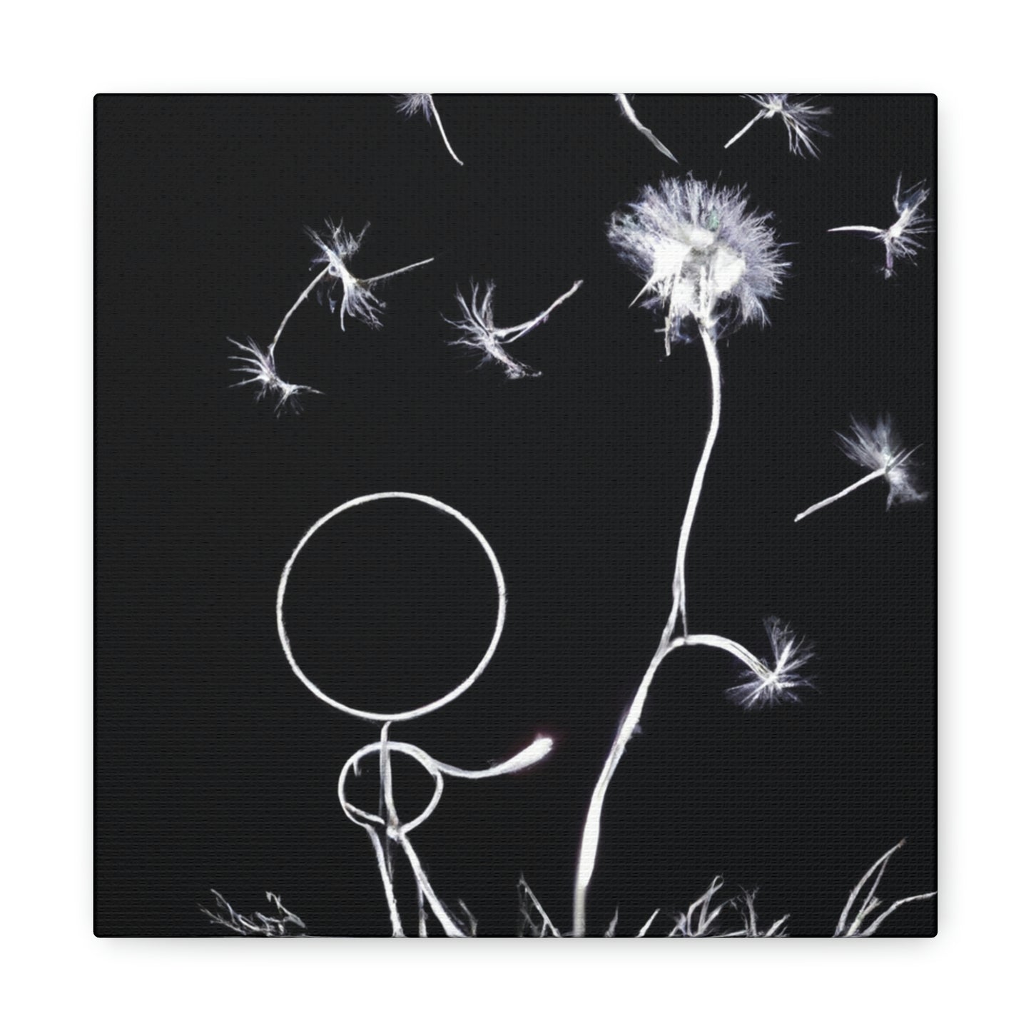 "A Dandelion Flicker in the Midnight Breeze" - The Alien Canva