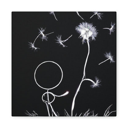 „A Dandelion Flicker in the Midnight Breeze“ – The Alien Canva