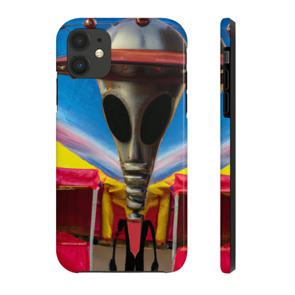 "Fair Invaders: A Cosmic Crash Course" - Die Alien Tough Phone Cases