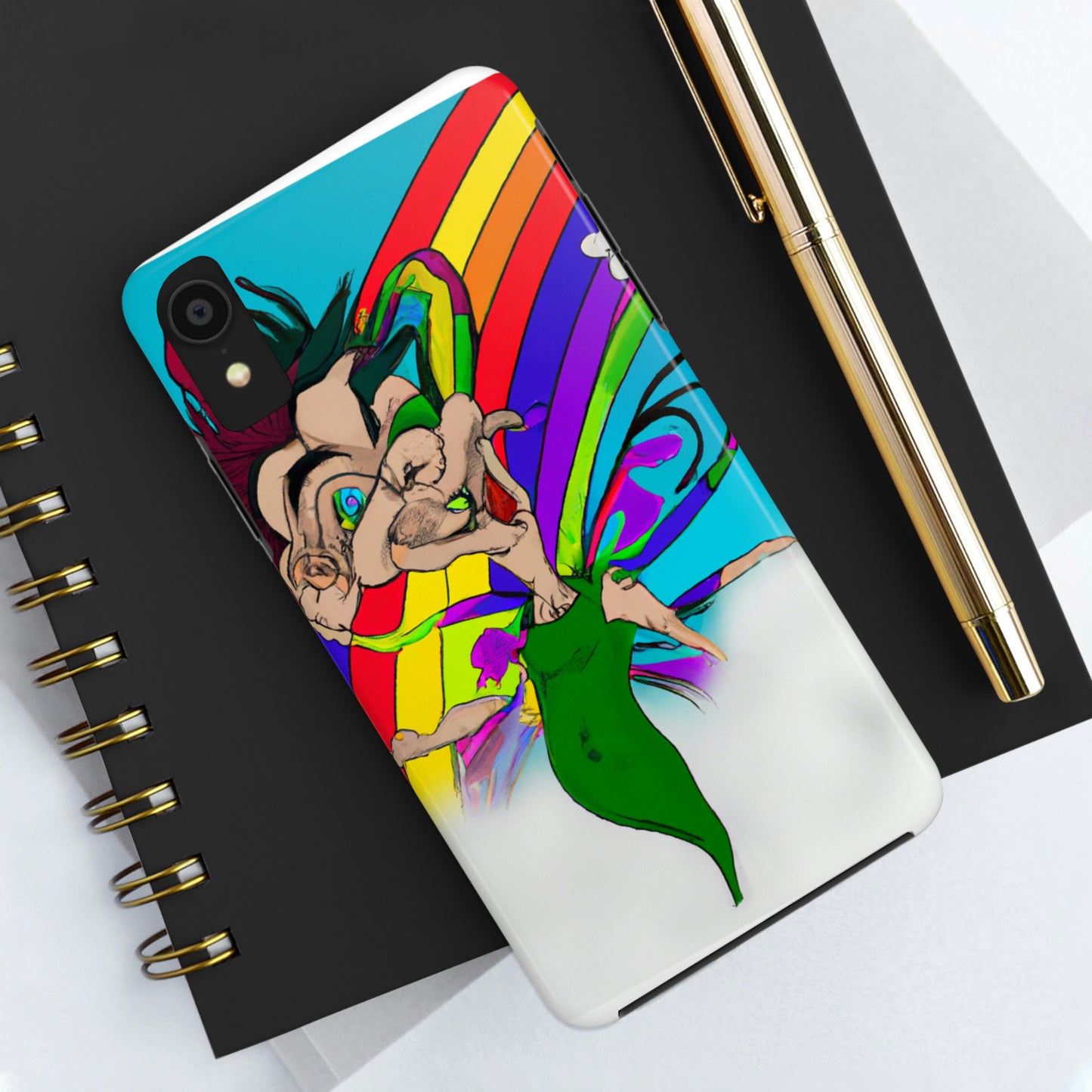 Rainbow Mischief Fairy - Die Alien Tough Phone Cases