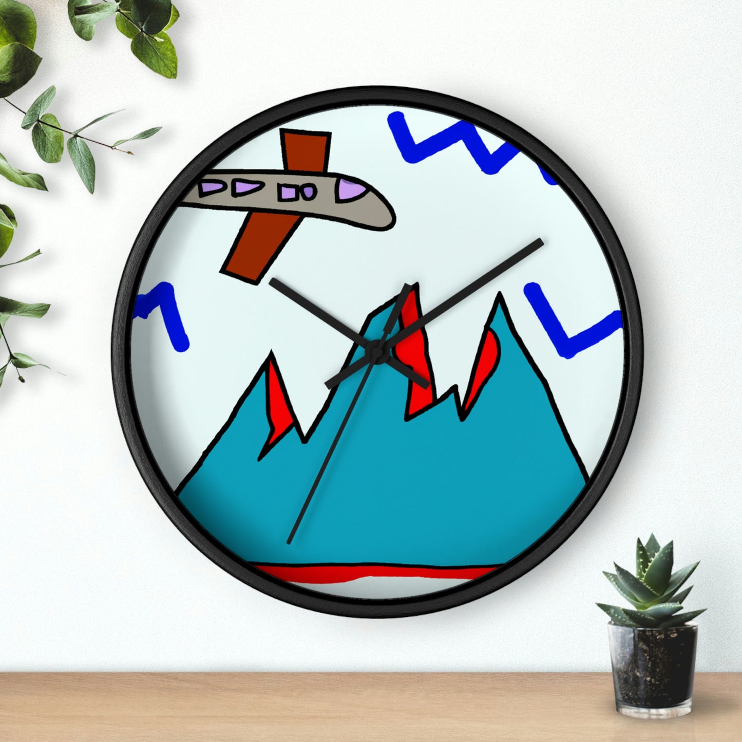 "Eye to Eye with Nature's Challenge" - The Alien Wall Clock