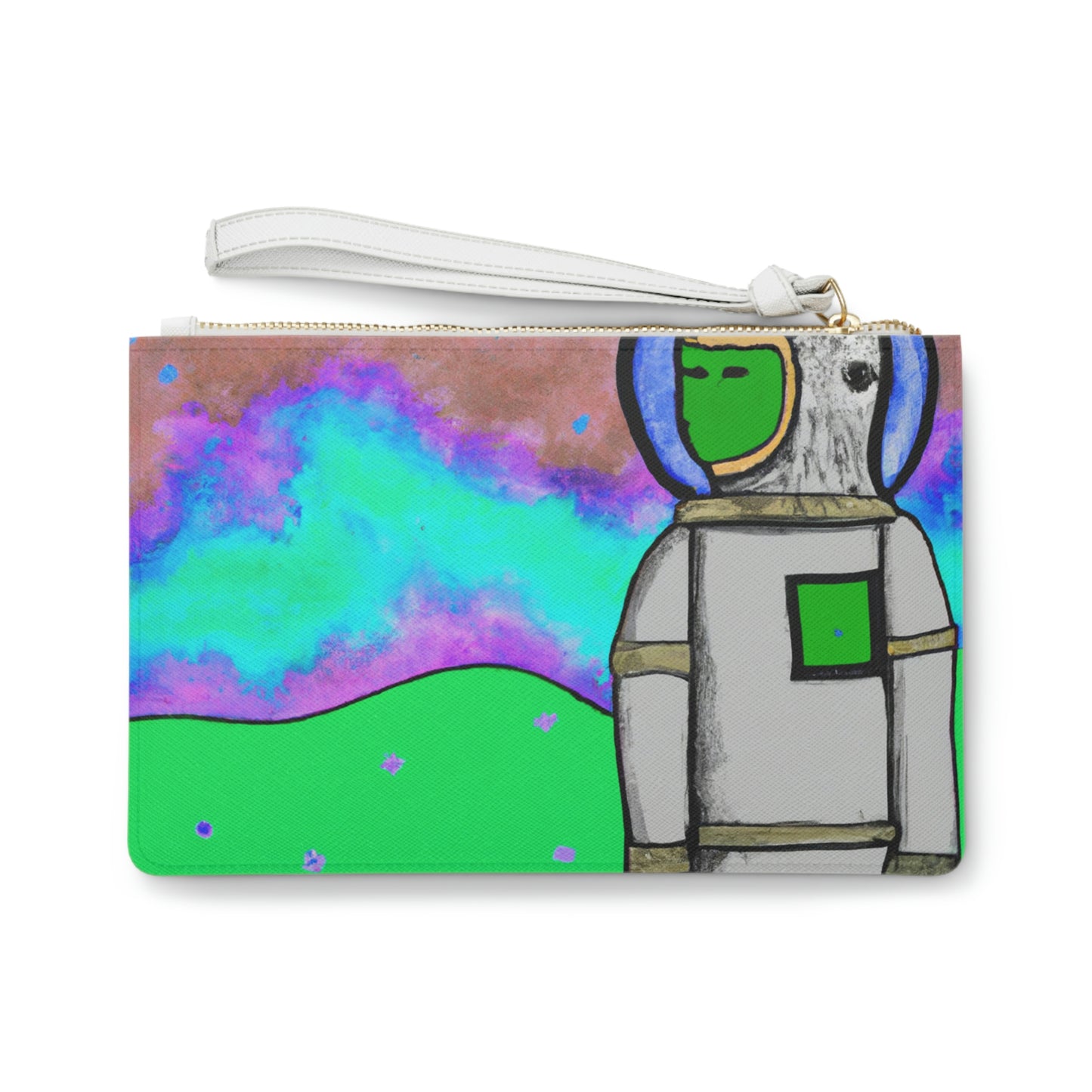 "Alone in the Alien Sky" - Die Alien Clutch Bag