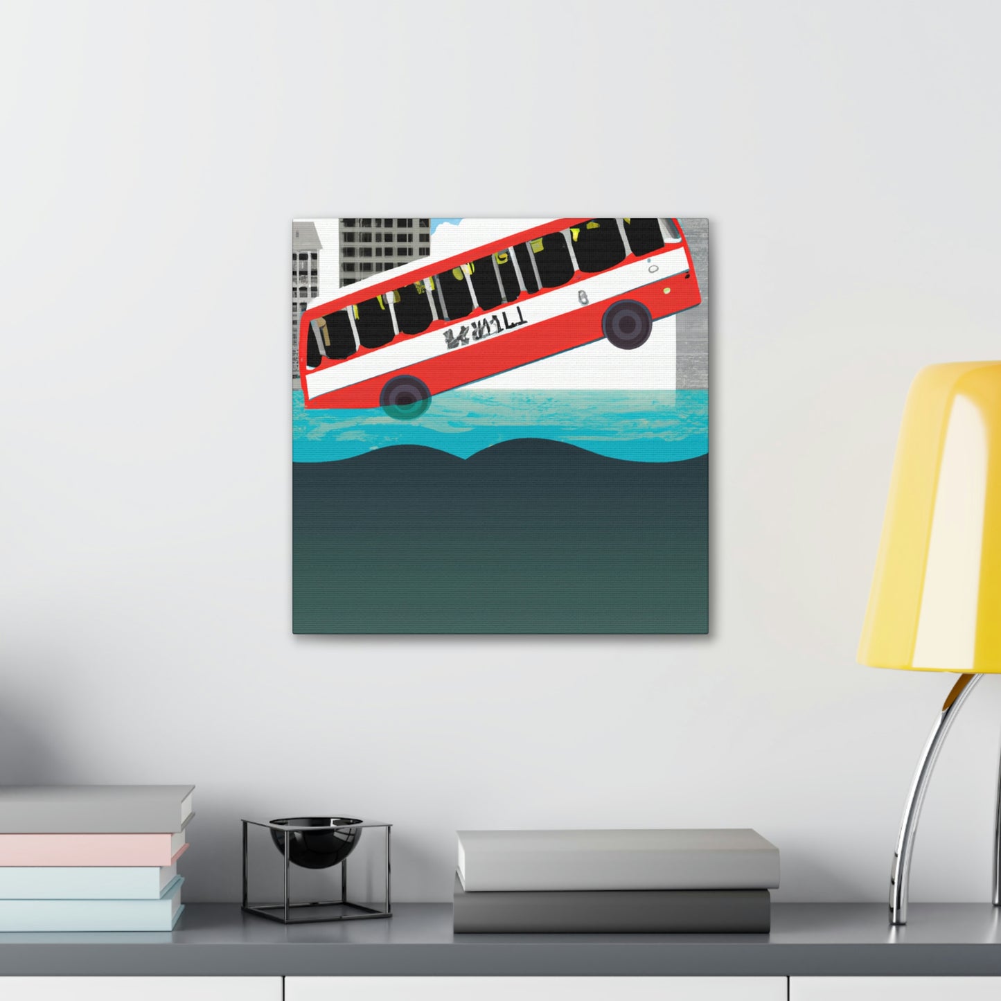 "The Great Escape: Flying the Bus Out of a Sinking City" - The Alien Canva