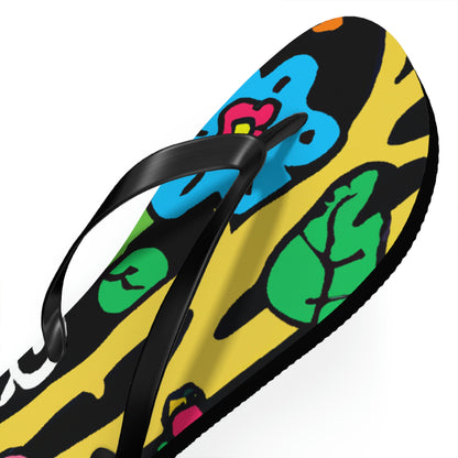 The Enchanted Garden of Wonders - The Alien Flip Flops