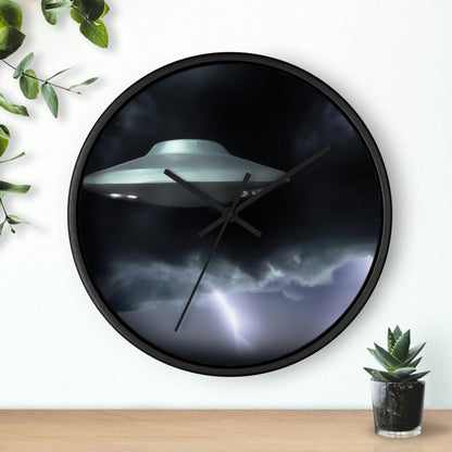 "Stormy Encounter" - The Alien Wall Clock