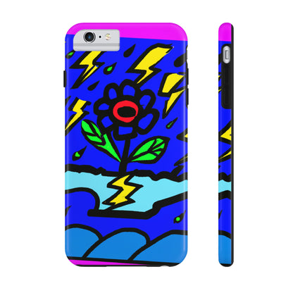 "A Bold Bloom Amidst the Storm" - The Alien Tough Phone Cases