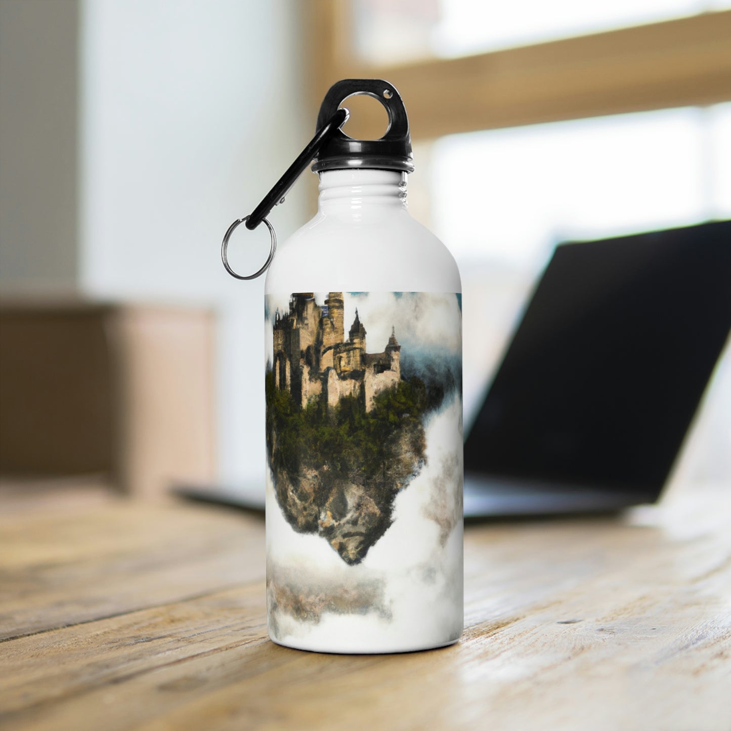 Mystic Castle in the Sky - The Alien Stainless Steel Water Bottle