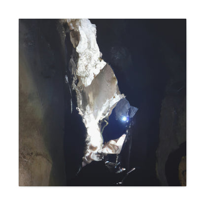 "Daring Descent into the Unknown: An Adventure into the Mysterious Cave" - The Alien Canva