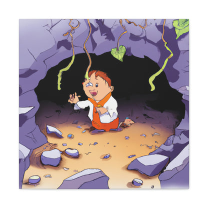 "The Mysterious Cave of Little Billy" - The Alien Canva