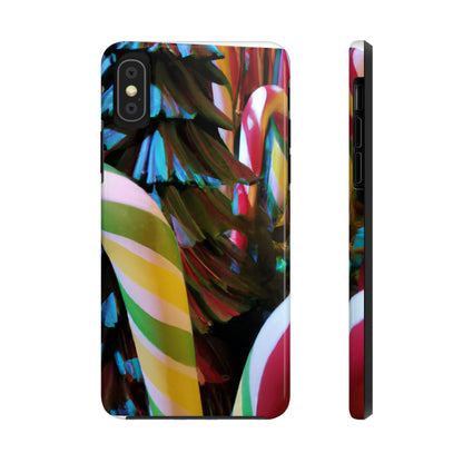 "Candy Cane Wonderland" - The Alien Tough Phone Cases