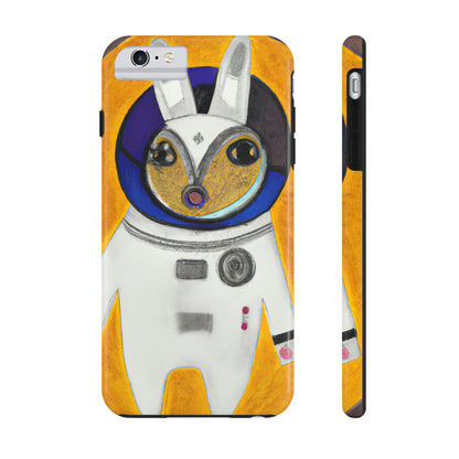 "Hopping to the Moon: Die weltraumgebundenen Abenteuer eines schelmischen Kaninchens". - Die Alien Tough Phone Cases