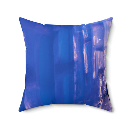 "Ein Labyrinth aus Eis und Schnee" - Das Alien Square Pillow