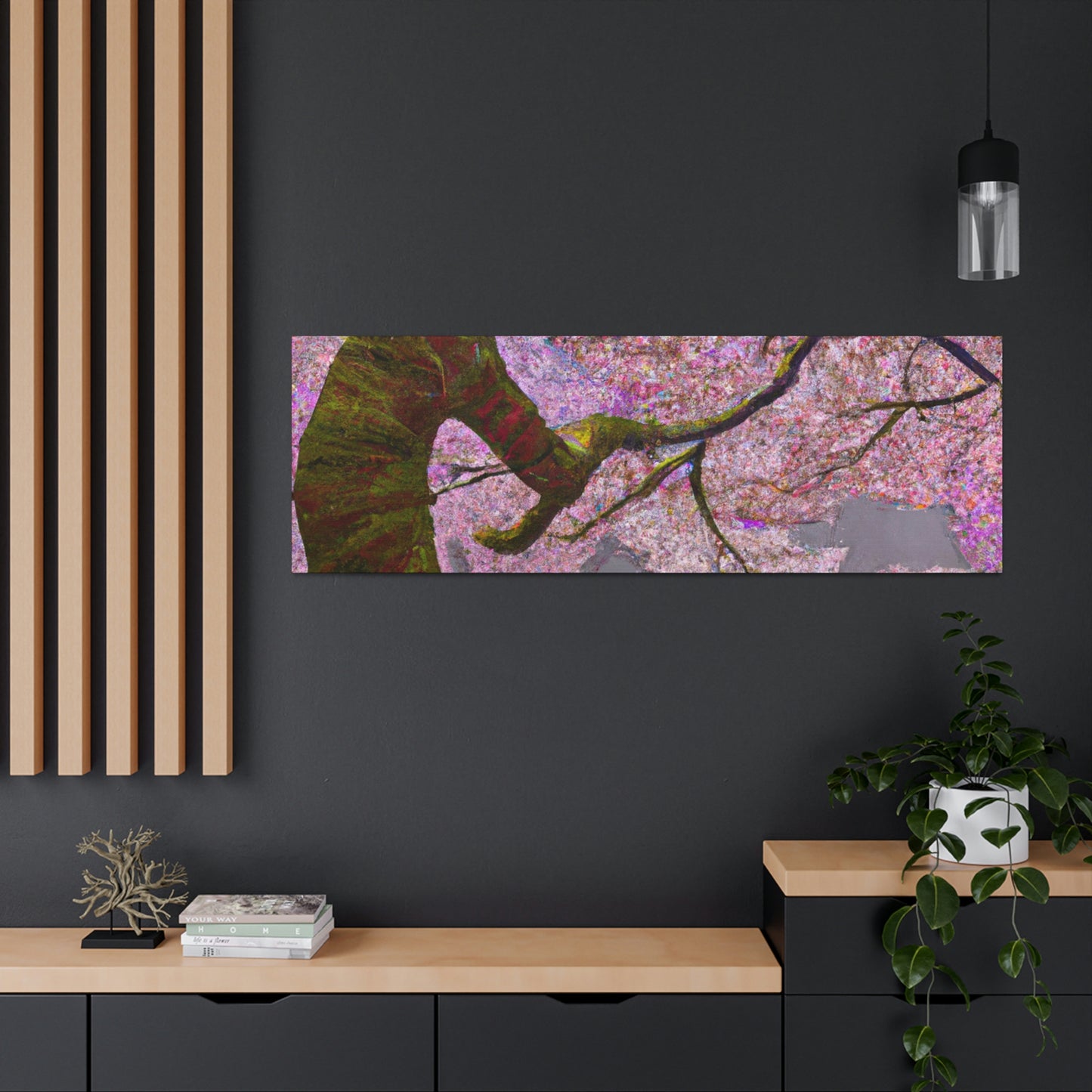 "A Moment of Calm Beneath the Cherry Blossoms" - The Alien Canva