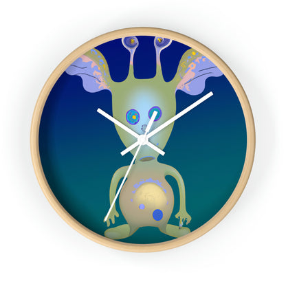 "Creating an Intergalactic Companion: Designing an Alien Pet for Kids" - The Alien Wall Clock