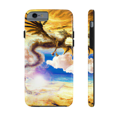 "Eine himmlische Flamme mit einem mystischen Drachen" - Die Alien Tough Phone Cases