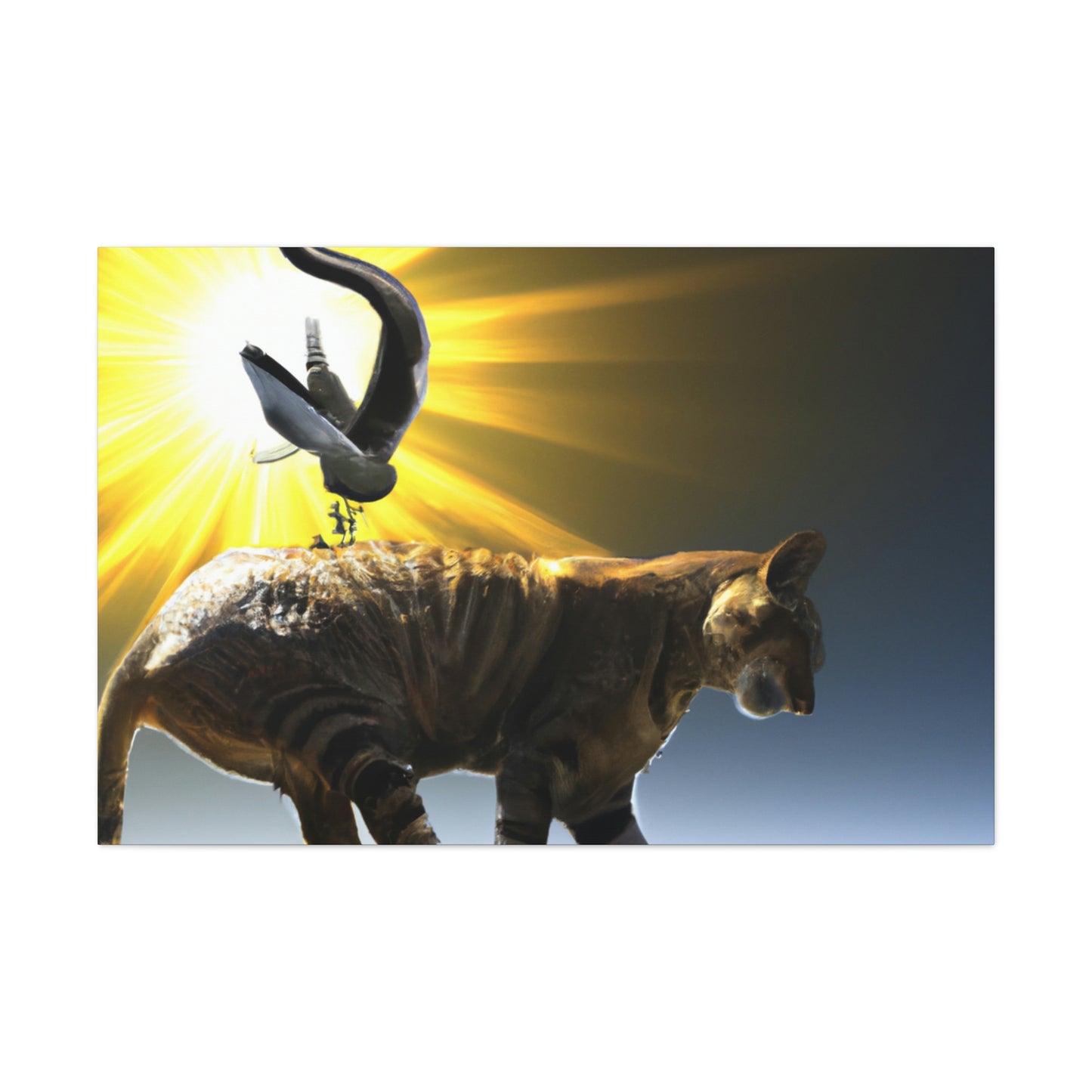 "A Purrfect Sunbeam Moment" - The Alien Canva