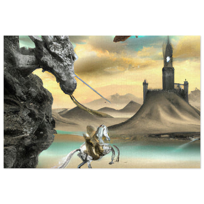 The Knight and the Dragon's Throne - The Alien Jigsaw Puzzle