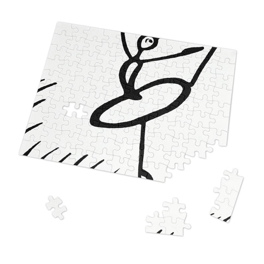 "Ballet on a Blade: A Ballerina's Spin" - The Alien Jigsaw Puzzle