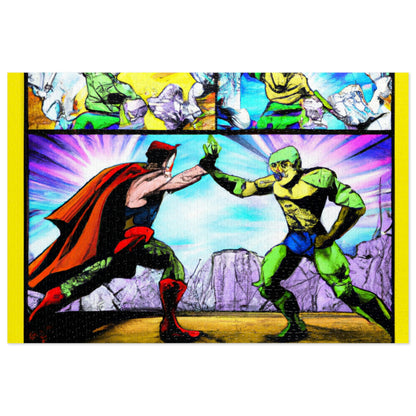 Superhero Showdown! - The Alien Jigsaw Puzzle